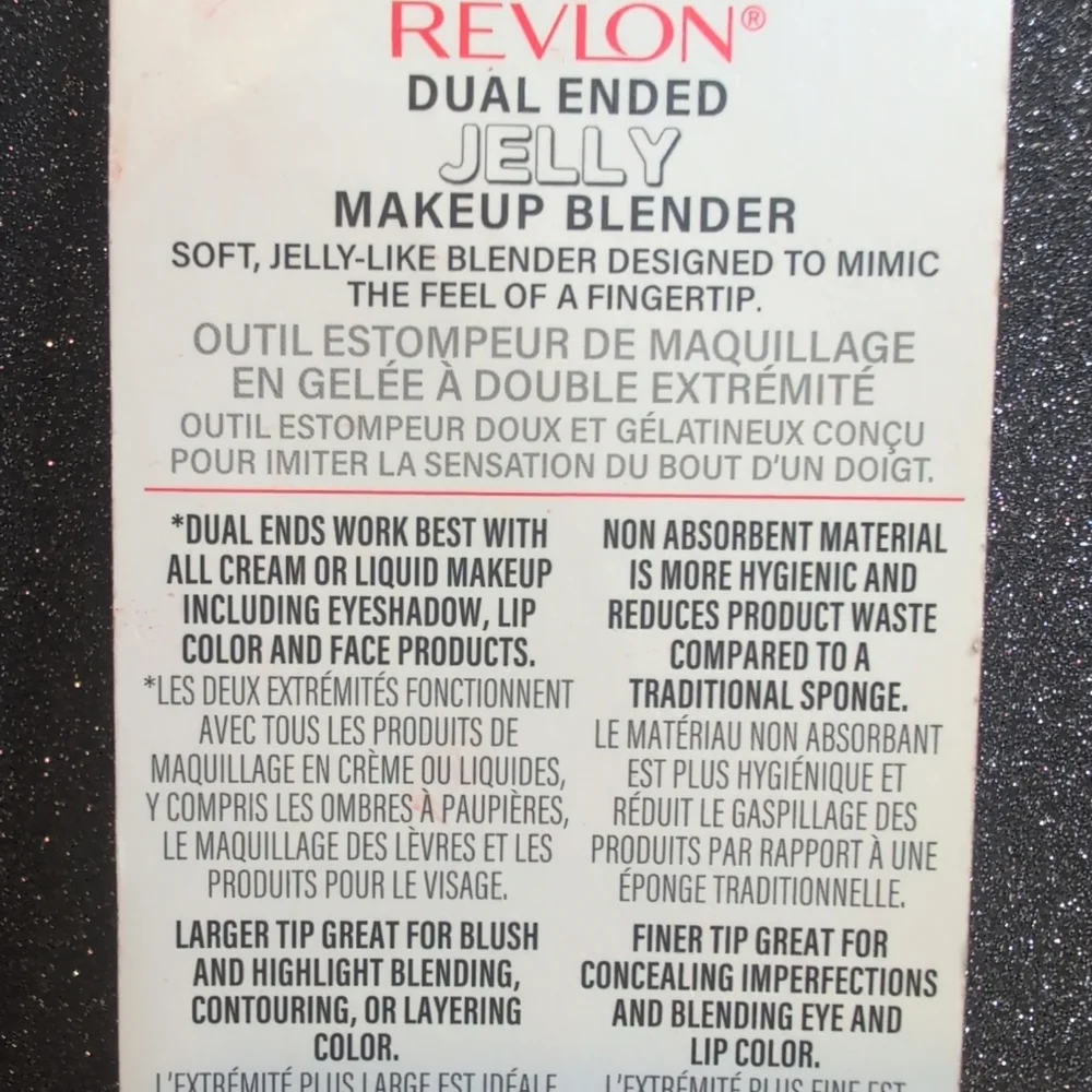 Revlon Dual-Ended Jelly Makeup Blender Tool Silicone Applicator